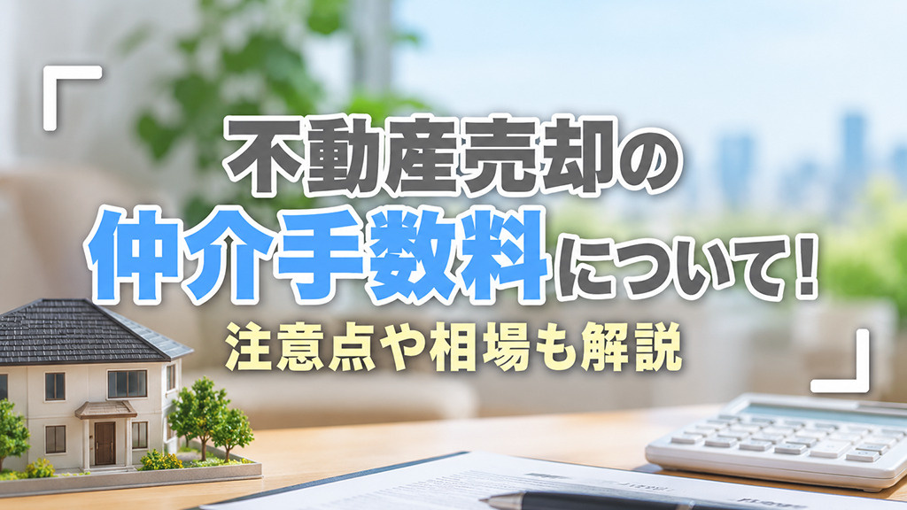 不動産売却の仲介手数料について！注意点や相場も解説