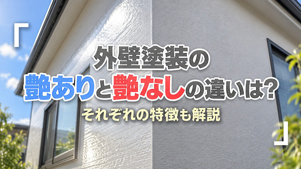 外壁塗装の艶ありと艶なしの違いは？それぞれの特徴も解説の画像