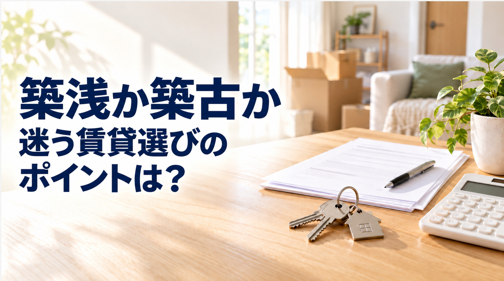 築浅か築古か迷う賃貸選び方のポイントは?自分に合う物件を見極めるコツを解説の画像