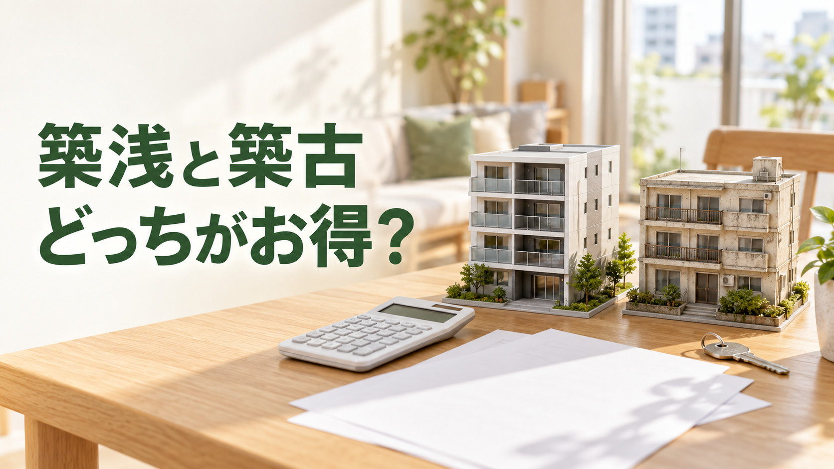 築浅と築古どっちが得な賃貸相場？比較で分かる選び方のポイントの画像