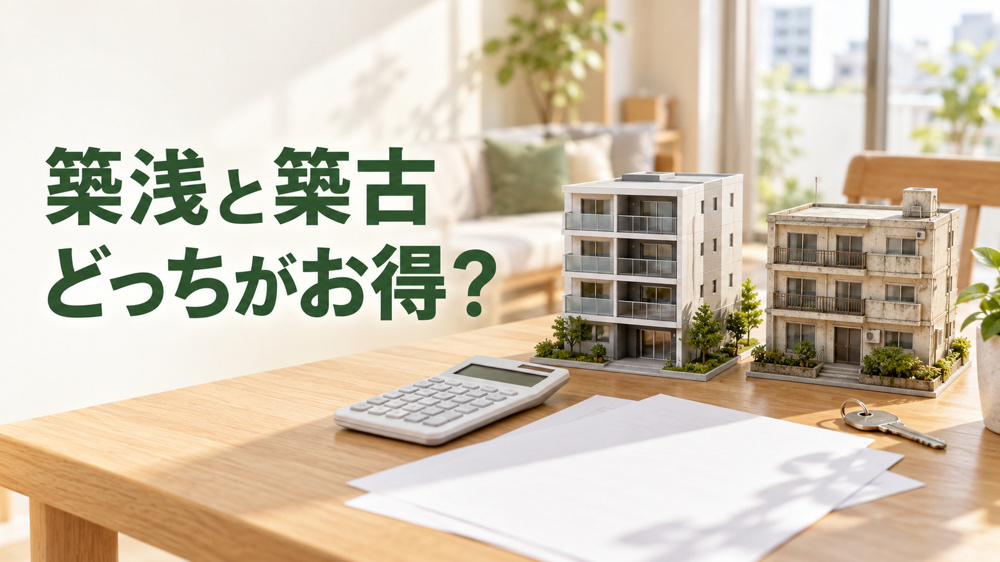 築浅と築古どっちが得な賃貸相場？比較で分かる選び方のポイントの画像