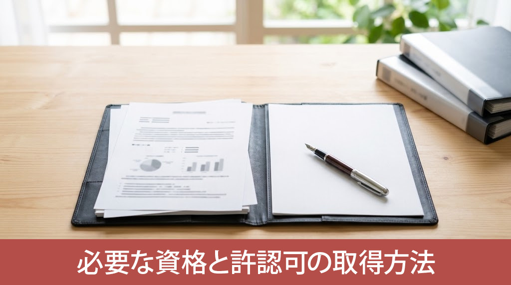  重飲食の開業に必要な資格と許認可の取得方法