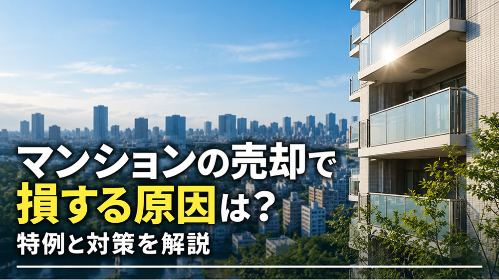 マンションの売却で損する原因は？特例と対策を解説の画像