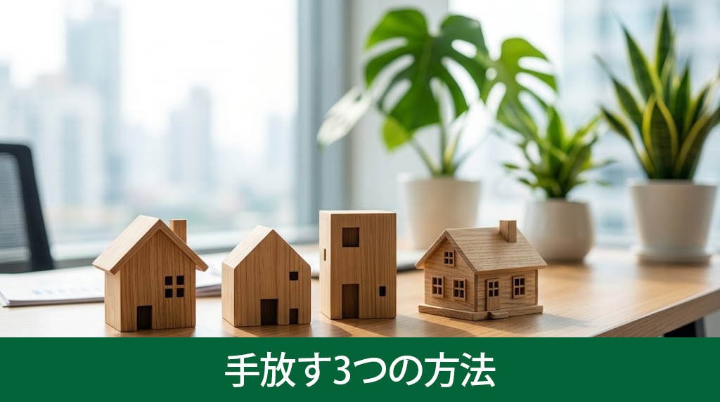  相続放棄せずに空き家を手放す3つの方法