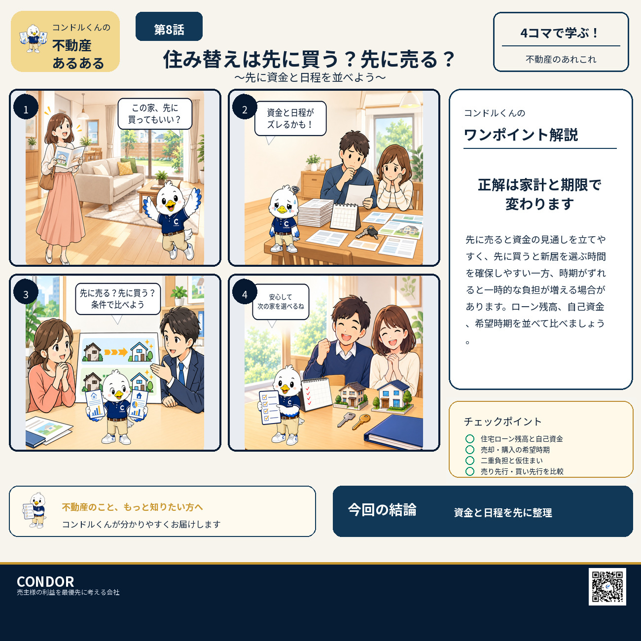 住み替えは先に売る？先に買う？失敗しにくい資金計画と進め方の画像