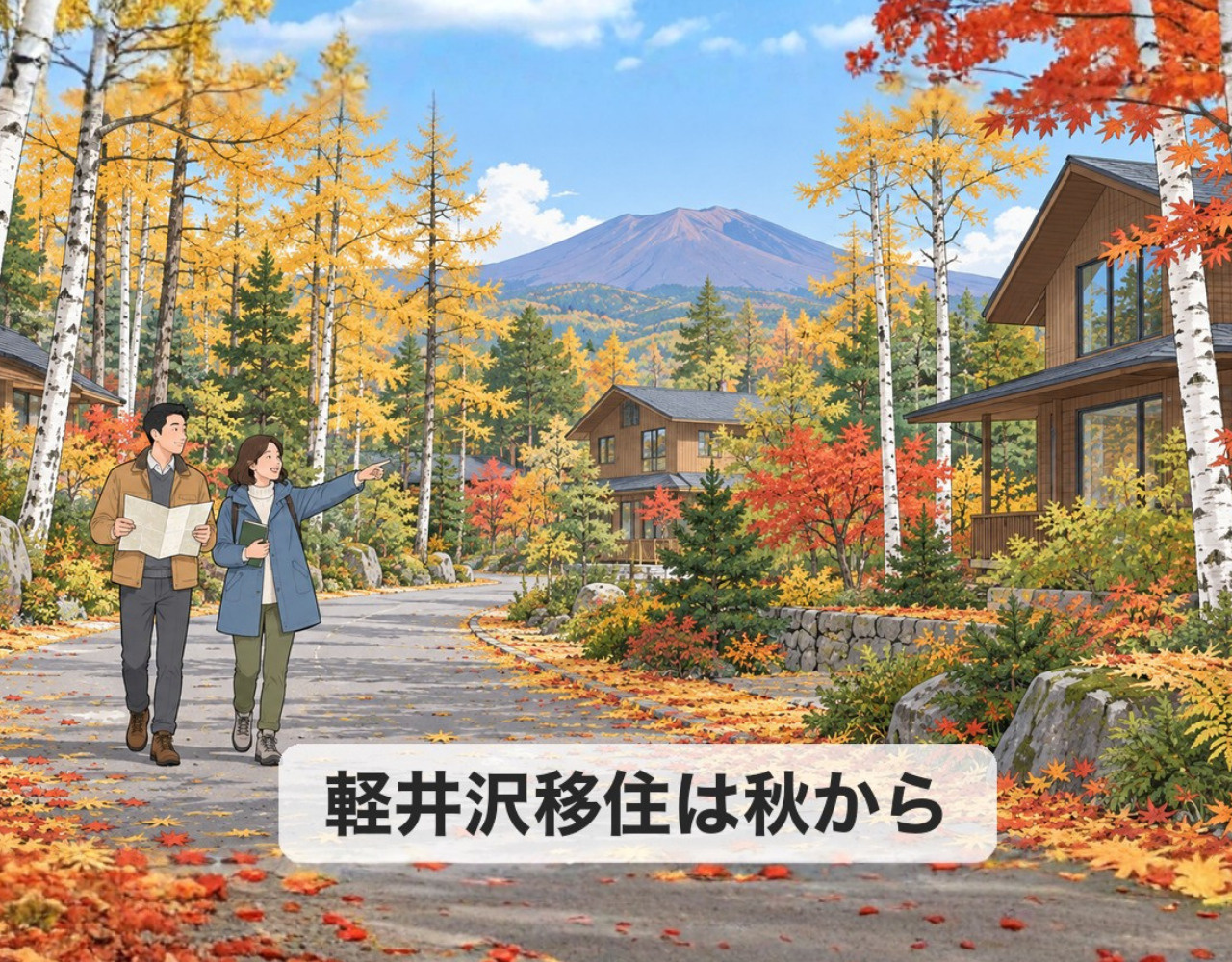 軽井沢移住の準備は秋から｜冬の下見と春までの逆算カレンダー2026の画像