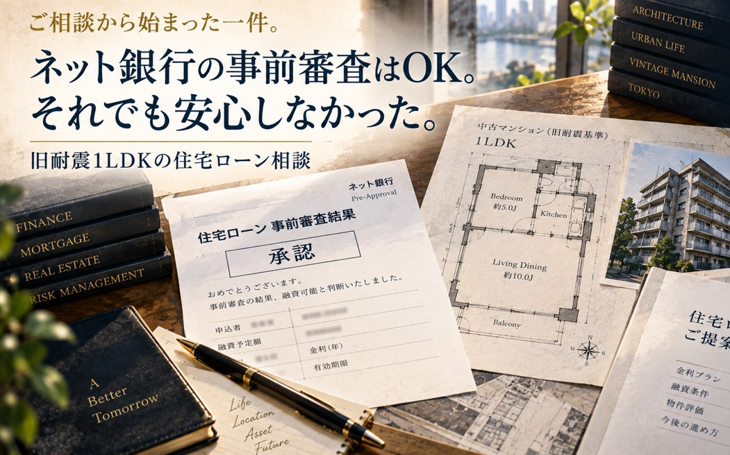 ネット銀行の事前審査と住宅ローンに関するご相談事例