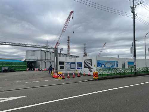 2026年10月29日に撮影した橋本駅南口のリニア中央新幹線・神奈川県駅工事現場