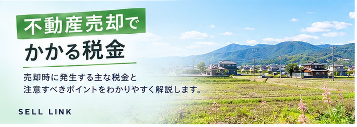 【岡山市版】不動産売却でかかる税金|種類・計算・控除について知っておこうの画像
