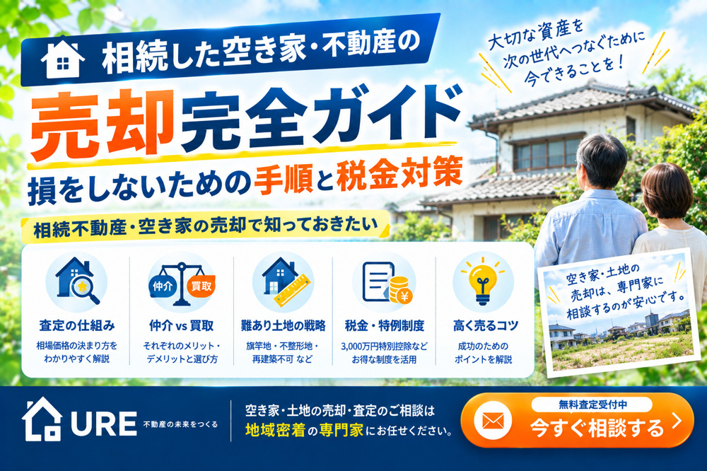 相続した空き家・不動産の売却完全ガイド：損 theしないための手順と税金対策の画像