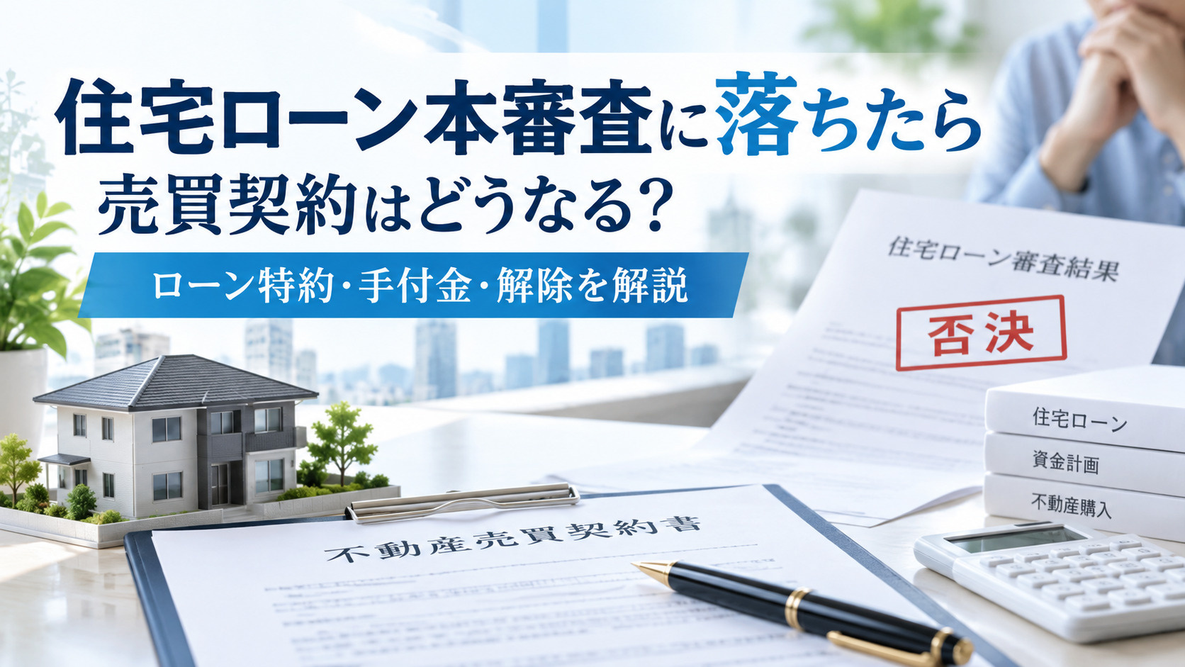 住宅ローン本審査に落ちたら売買契約はどうなる?の画像