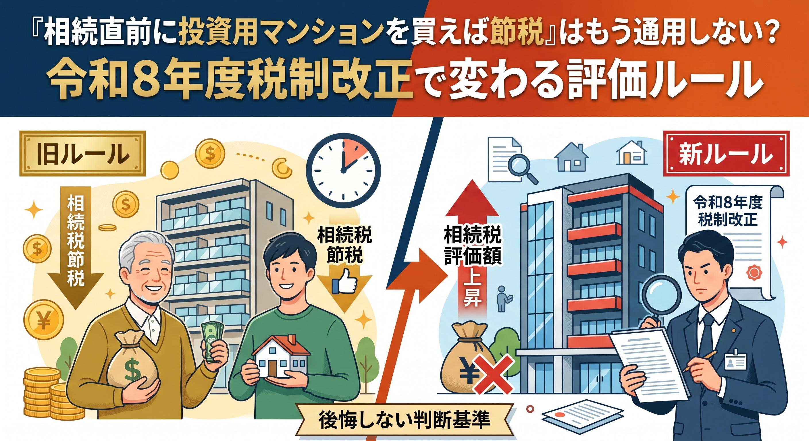 相続直前「マンション節税」に規制、不動産投資の新ルールの画像