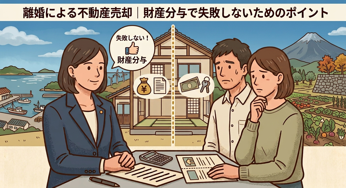 離婚による不動産売却｜財産分与で失敗しないためのポイントの画像