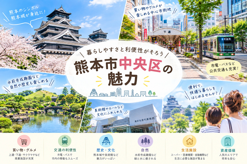 熊本市中央区の魅力の画像