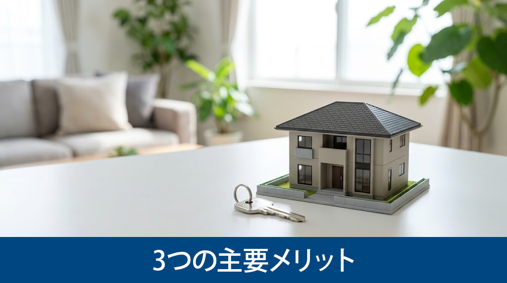 空き家を賃貸に出す3つの主要メリット