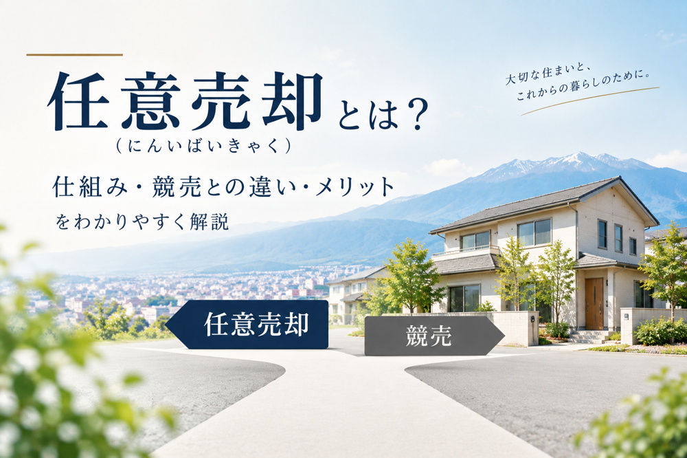 任意売却（にんいばいきゃく）とは？仕組み・競売との違い・メリットをわかりやすく解説の画像