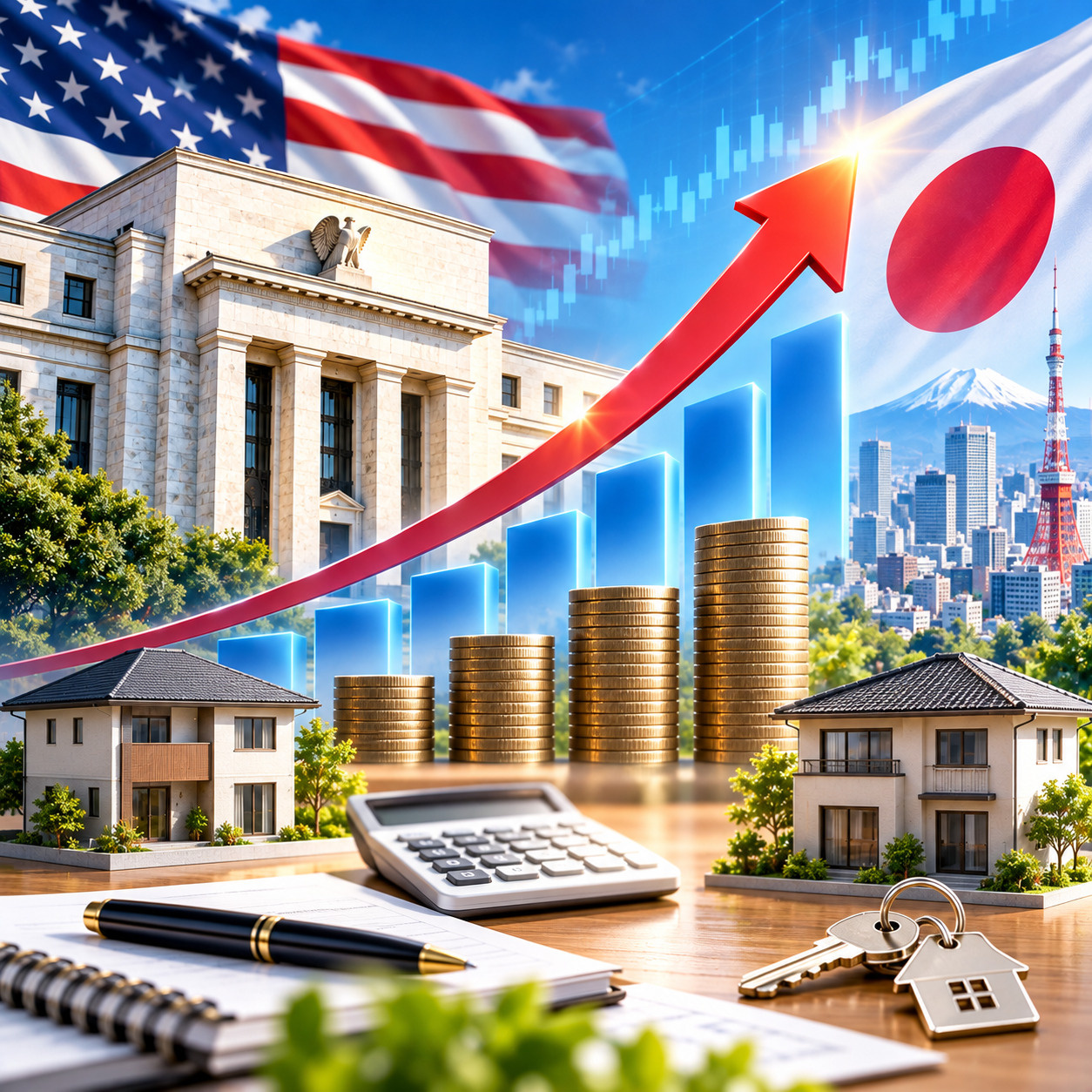 第2部　FRB利上げで住宅ローン金利はどうなる？変動金利・固定金利への影響を解説！の画像
