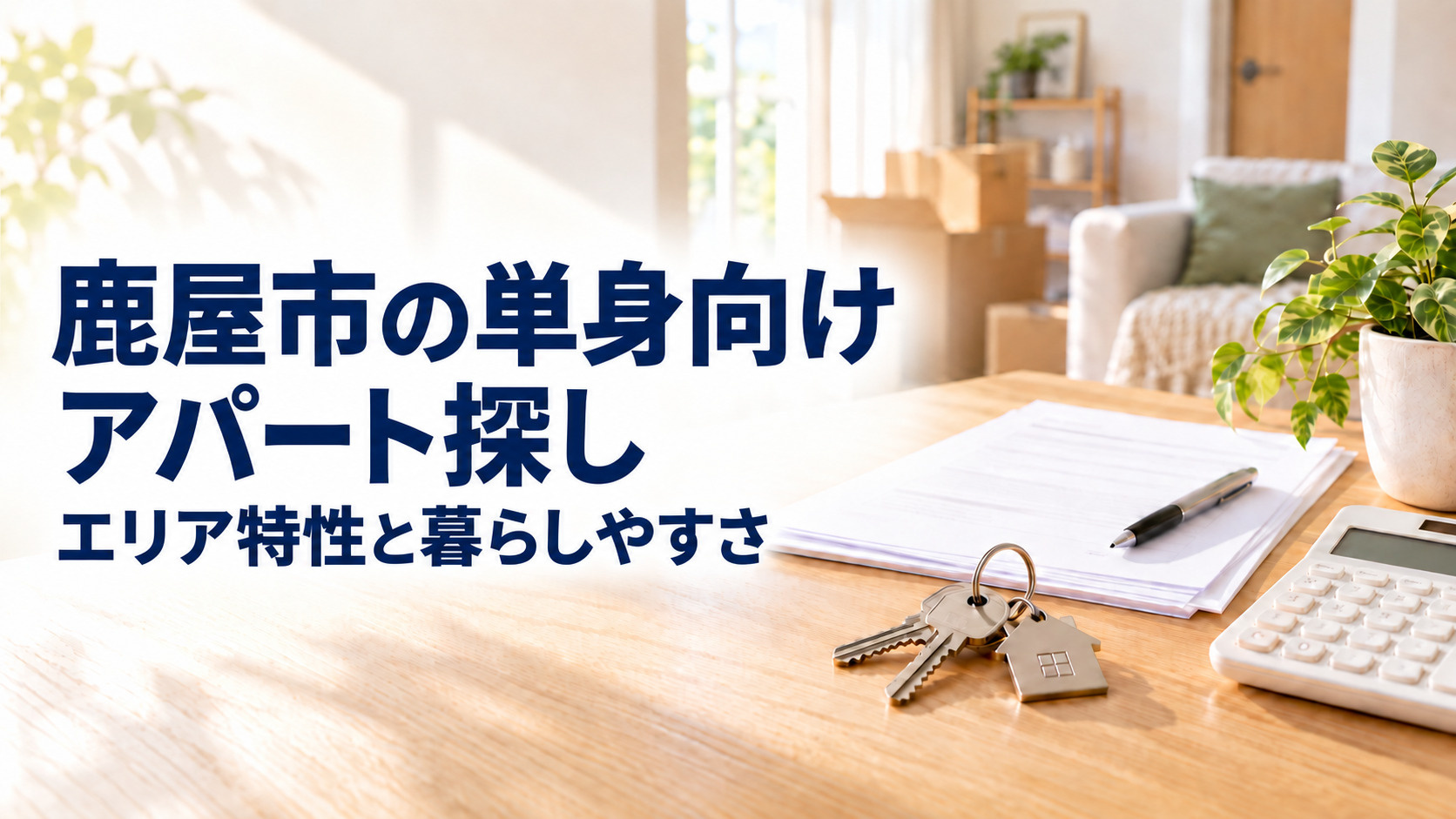 鹿屋市で単身向けアパート探し中の方必見！エリア特性と暮らしやすさのポイントを解説の画像