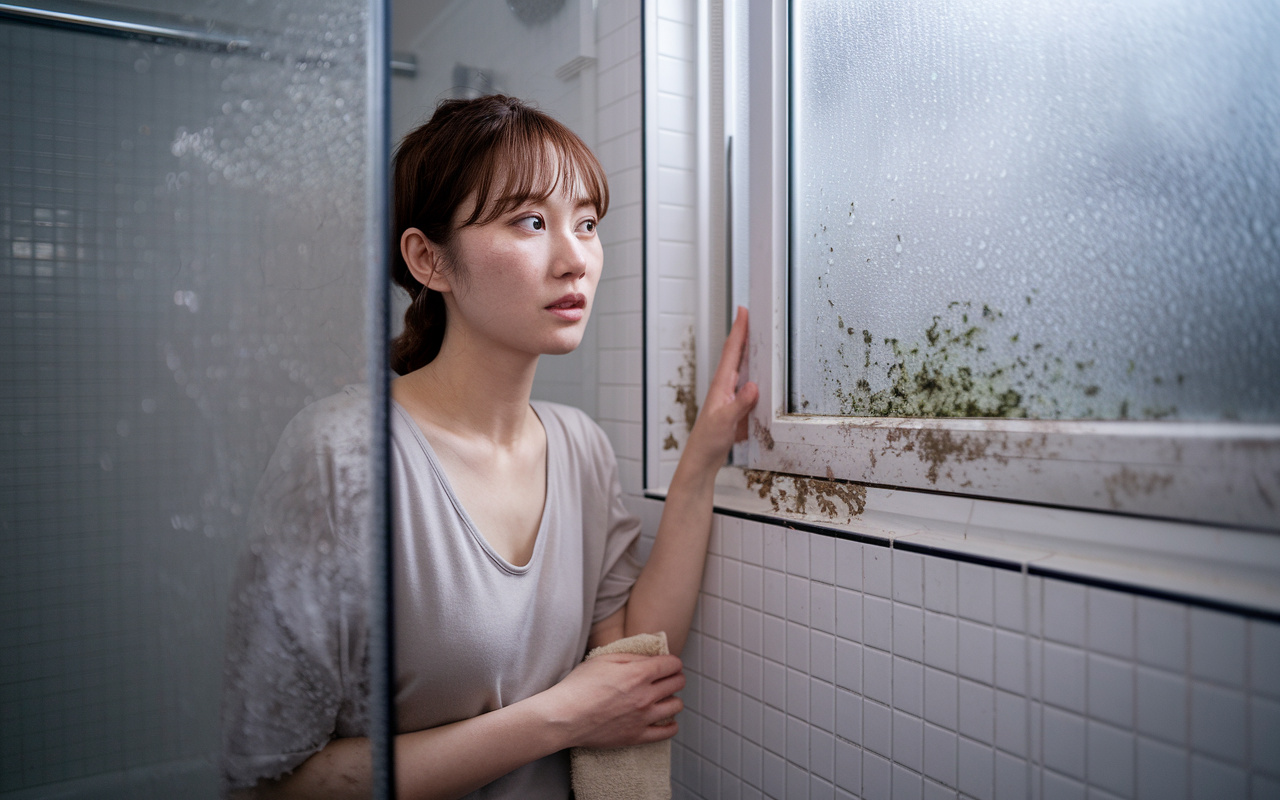 お風呂のカビ原因は窓を開けっぱなし?結露と湿気の仕組みを基礎から解説の画像