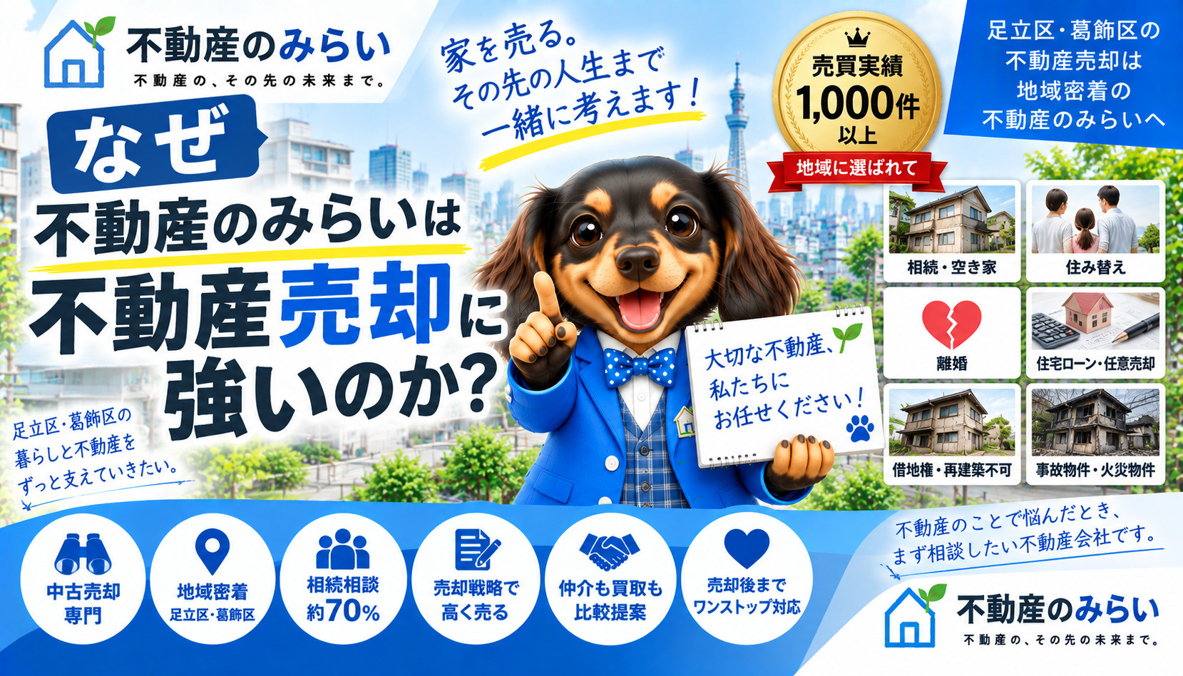 なぜ不動産のみらいは不動産売却に強いのかの画像