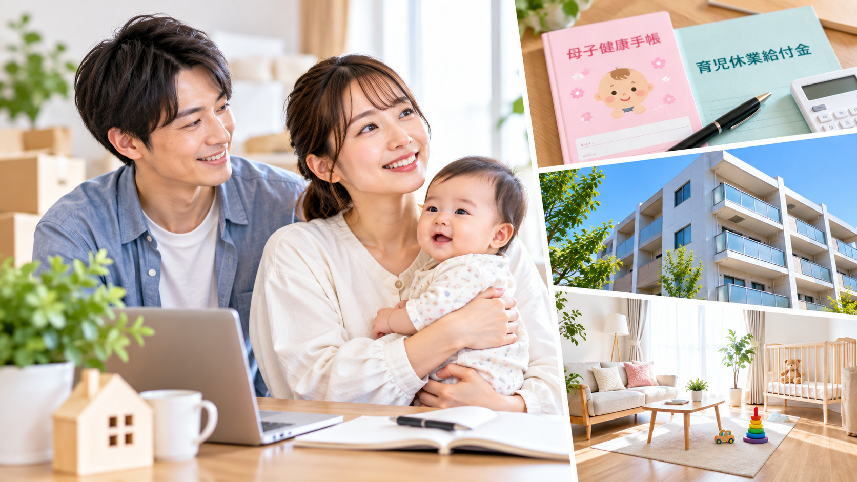 産休・育休中でも賃貸審査に通る?育児休業給付・復職予定・夫婦の収入を解説の画像
