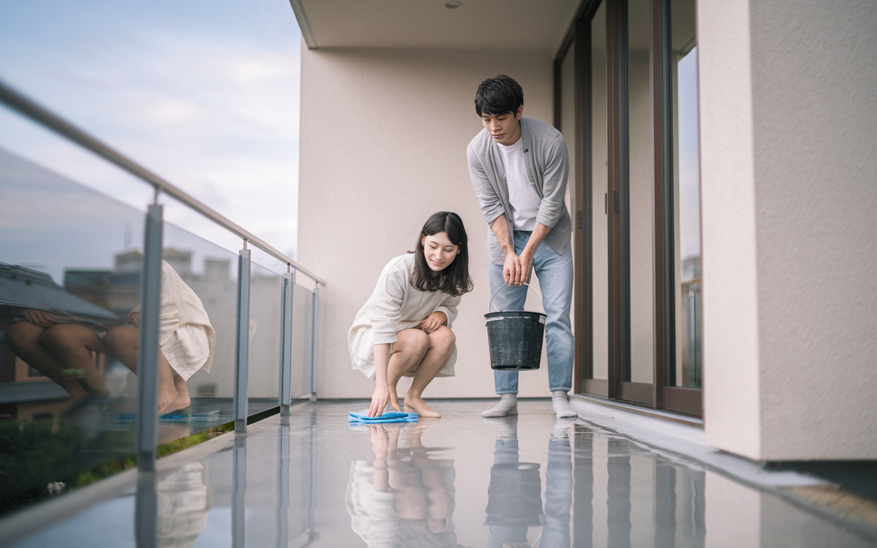 新築戸建の仲介手数料無料で住宅メンテナンス！ＦＲＰ防水やシート防水ウレタン防水の日常のお手入れと注意することの画像