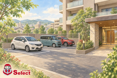 八代市の中古マンション購入｜駐車場は引き継げる？確認したい利用条件の画像