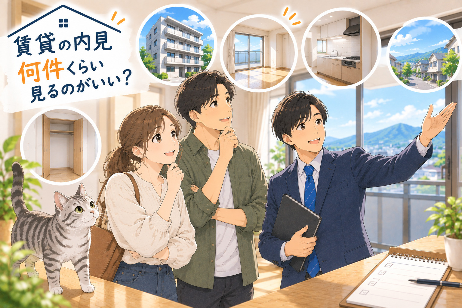 賃貸物件は何件くらい内見する？効率よく部屋を決めるポイント｜長野市 正木屋の画像