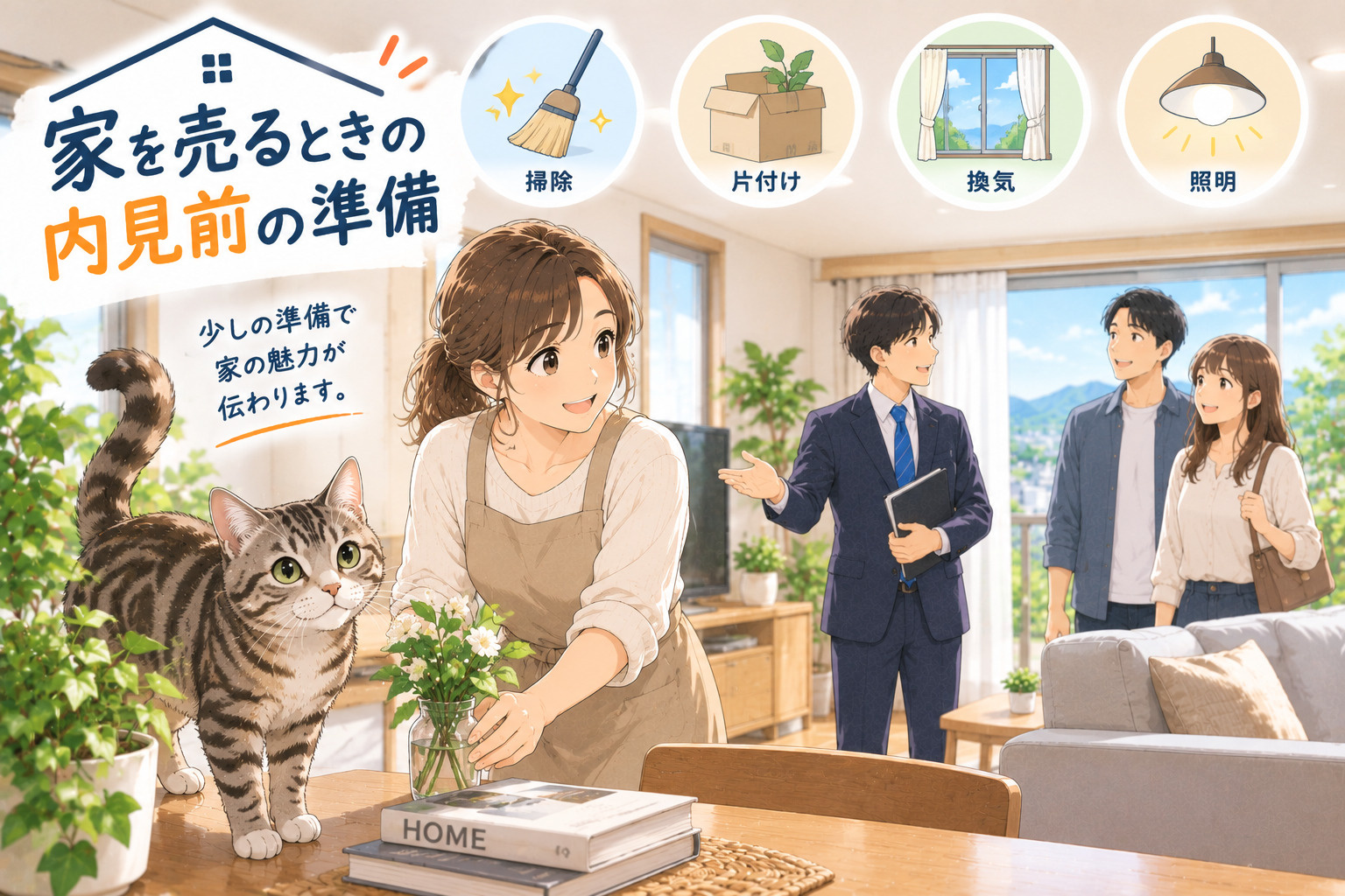 家を売るとき内見前に何をする?購入希望者に見てもらう準備|長野市 正木屋の画像
