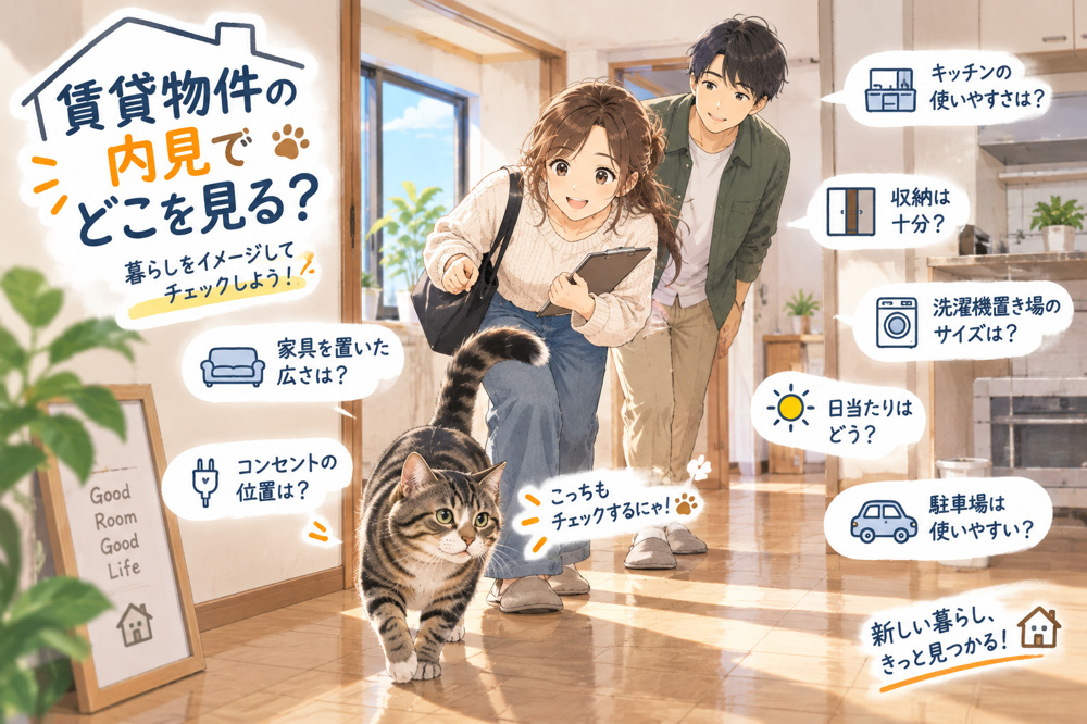 賃貸物件の内見でどこを見る？失敗しないためのチェックポイント｜長野市 正木屋の画像
