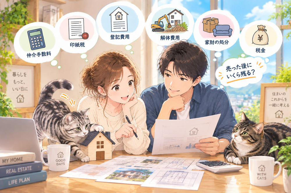 不動産売却にかかる費用は？手元に残る金額を考えるポイント｜長野市 正木屋の画像