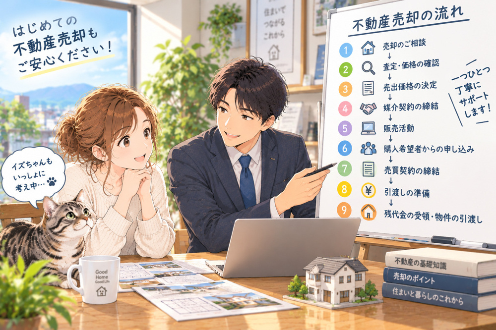 不動産売却は何から始める？初めて家や土地を売るときの流れ｜長野市 正木屋の画像