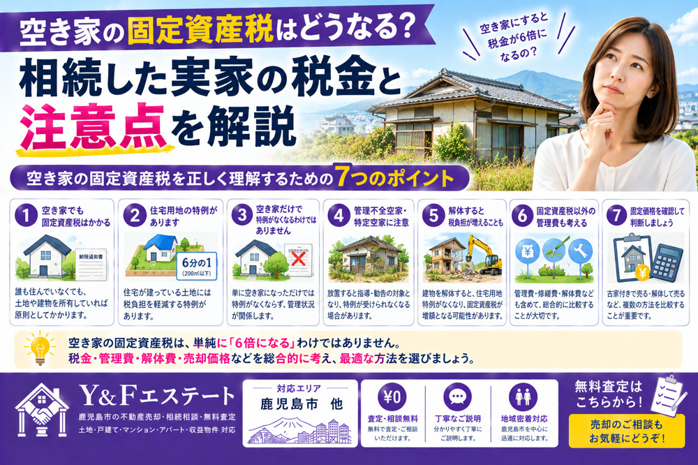 空き家の固定資産税はどうなる？所有者が知っておきたい7つのポイントの画像