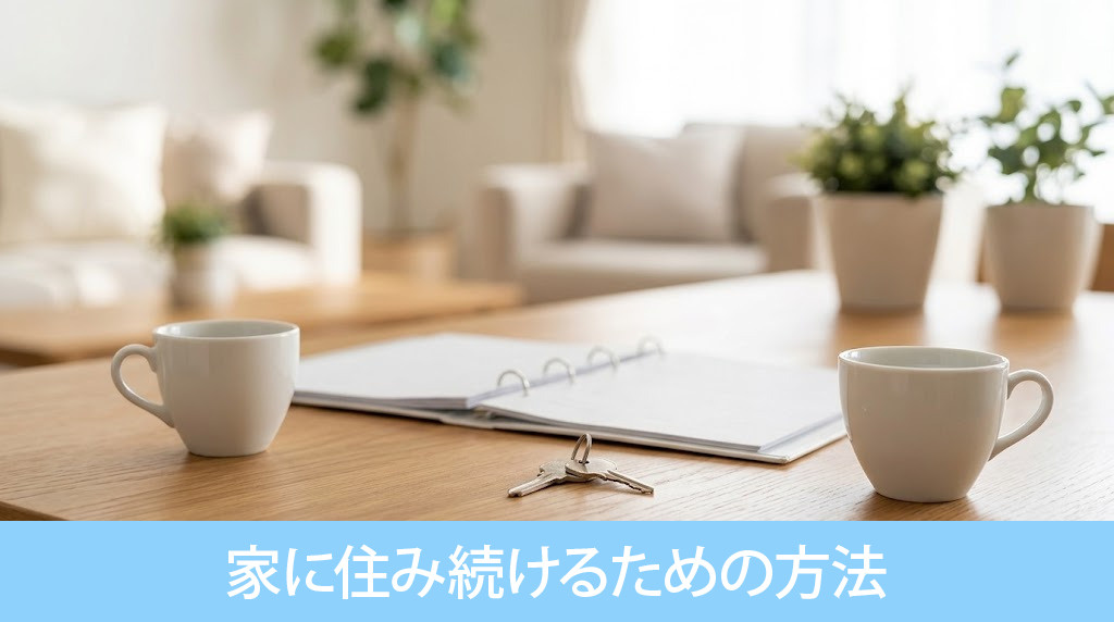 任意売却やそのまま家に住み続けるための方法