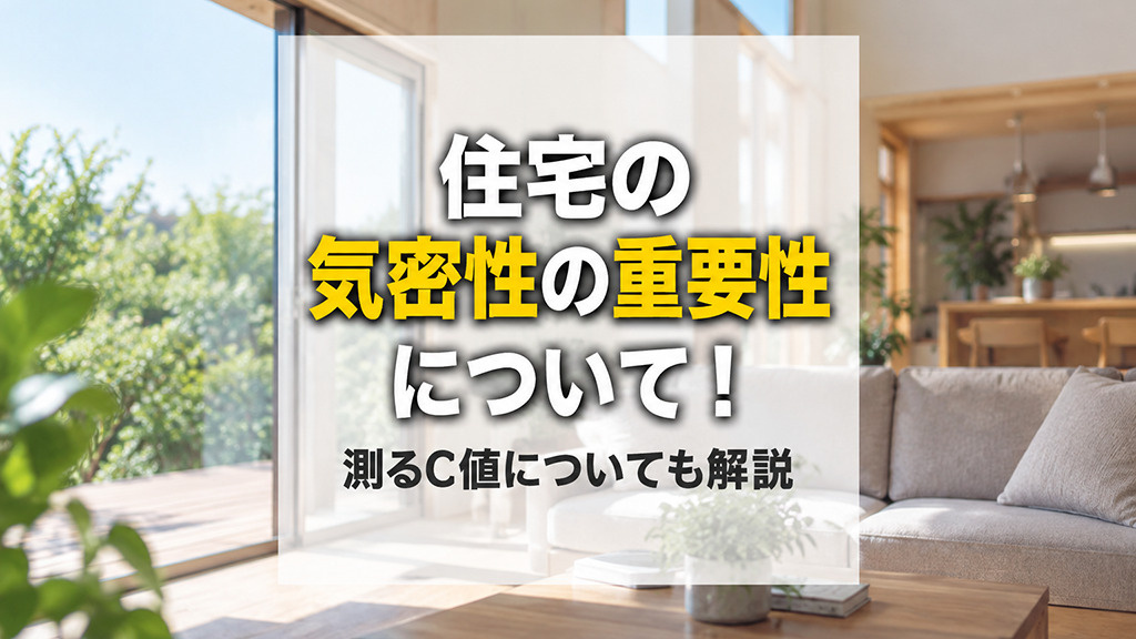 住宅の気密性の重要性について！測るC値についても解説の画像