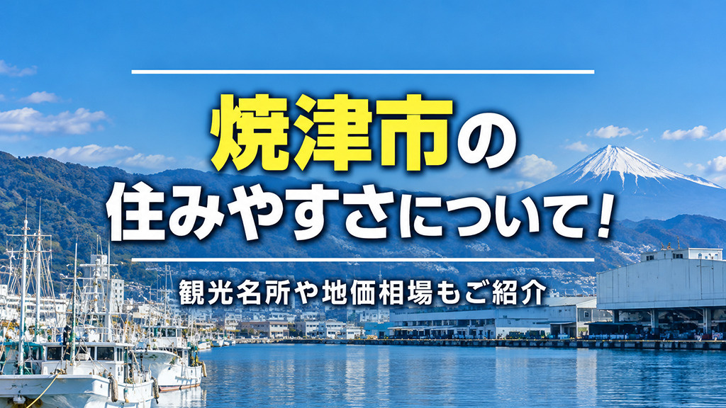 焼津市の住みやすさについて！観光名所や地価相場もご紹介の画像