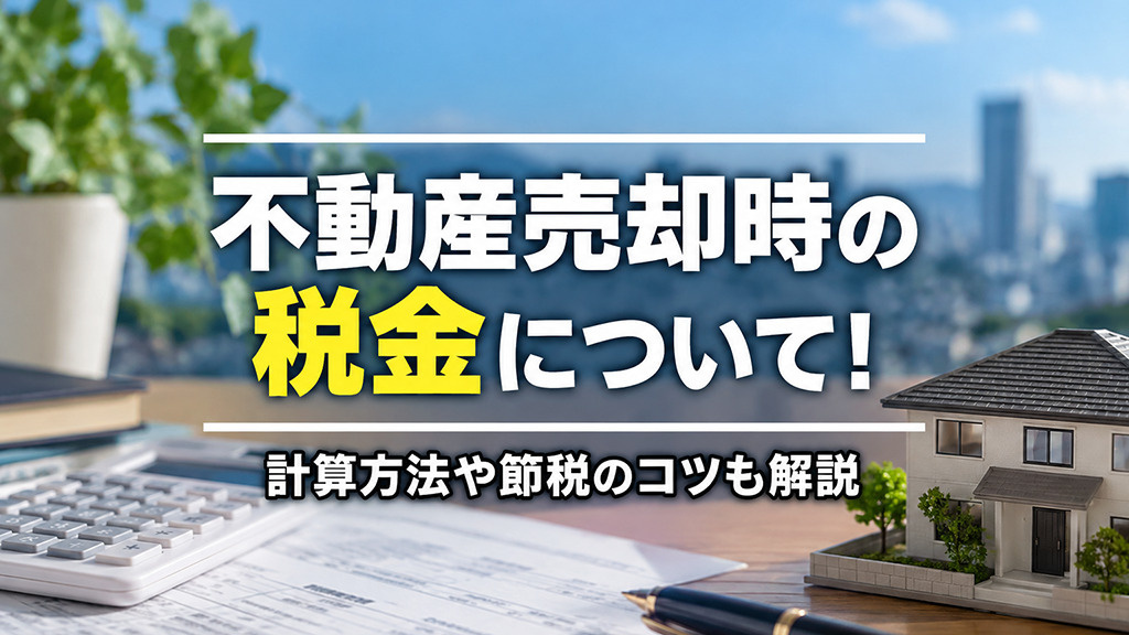 不動産売却時の税金について！計算方法や節税のコツも解説の画像