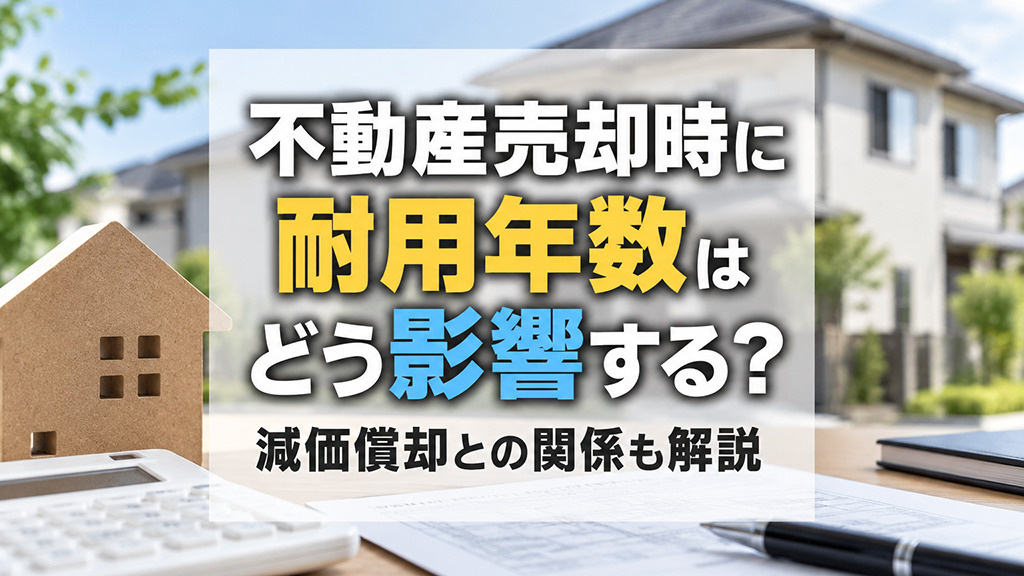 不動産売却時に耐用年数はどう影響する？減価償却との関係も解説