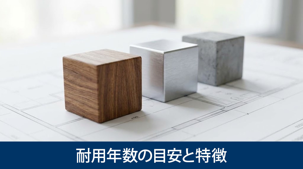 建物構造ごとに異なる耐用年数の目安と特徴