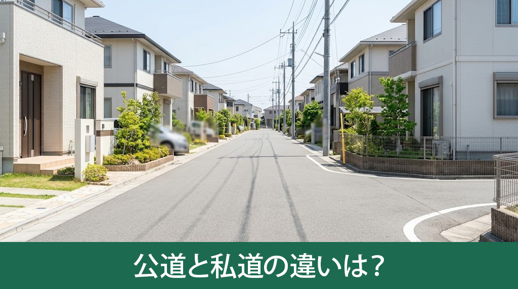 公道と私道の違いは？