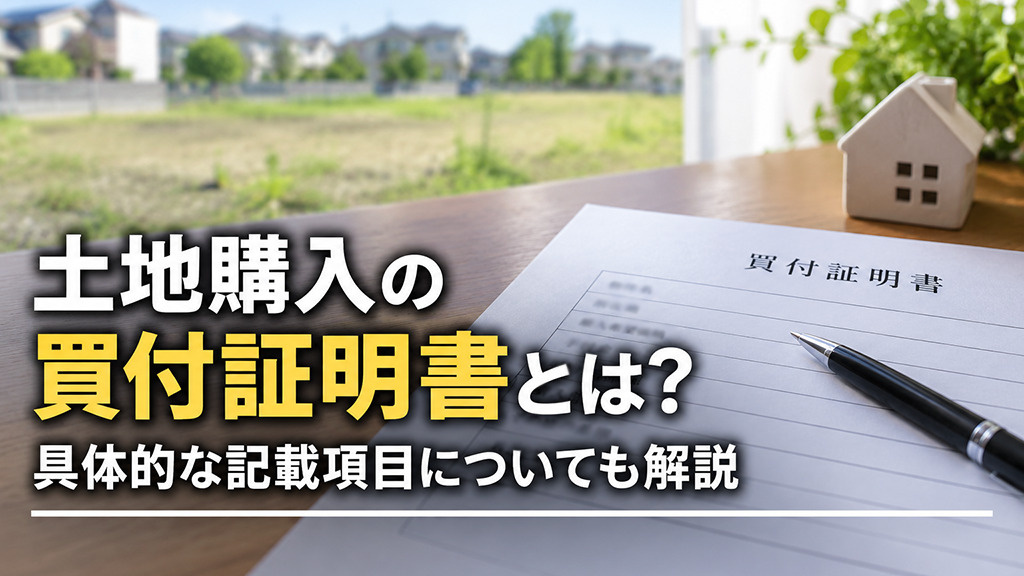 土地購入の買付証明書とは？具体的な記載項目についても解説の画像