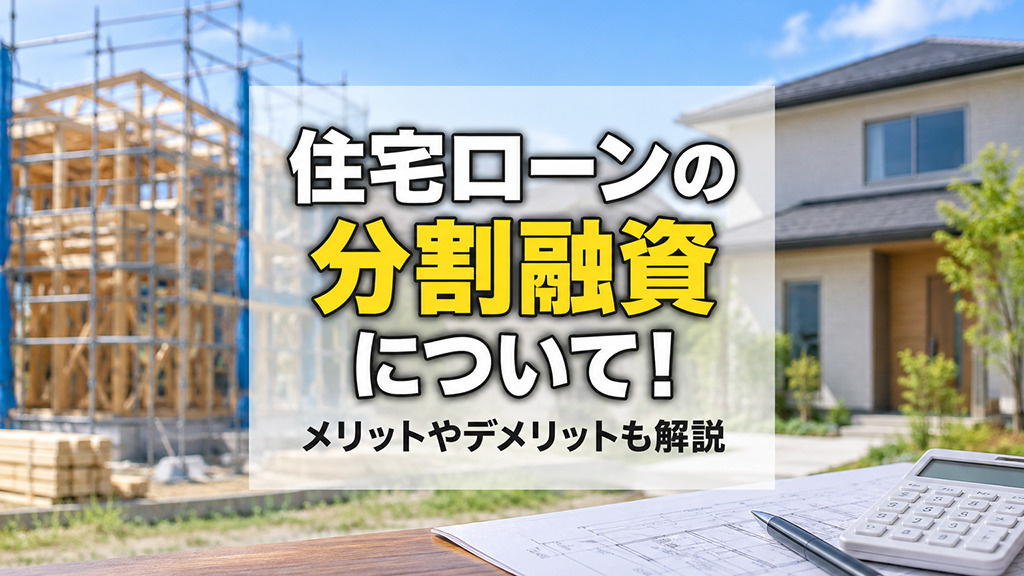 住宅ローンの分割融資について！メリットやデメリットも解説の画像