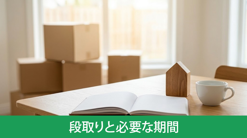 入居までの段取りと必要な期間