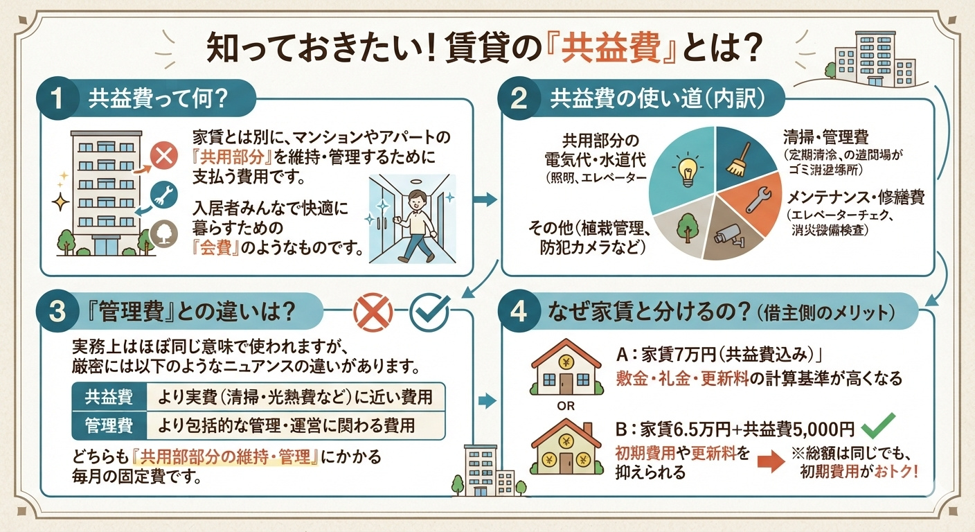 共益費とは？の画像
