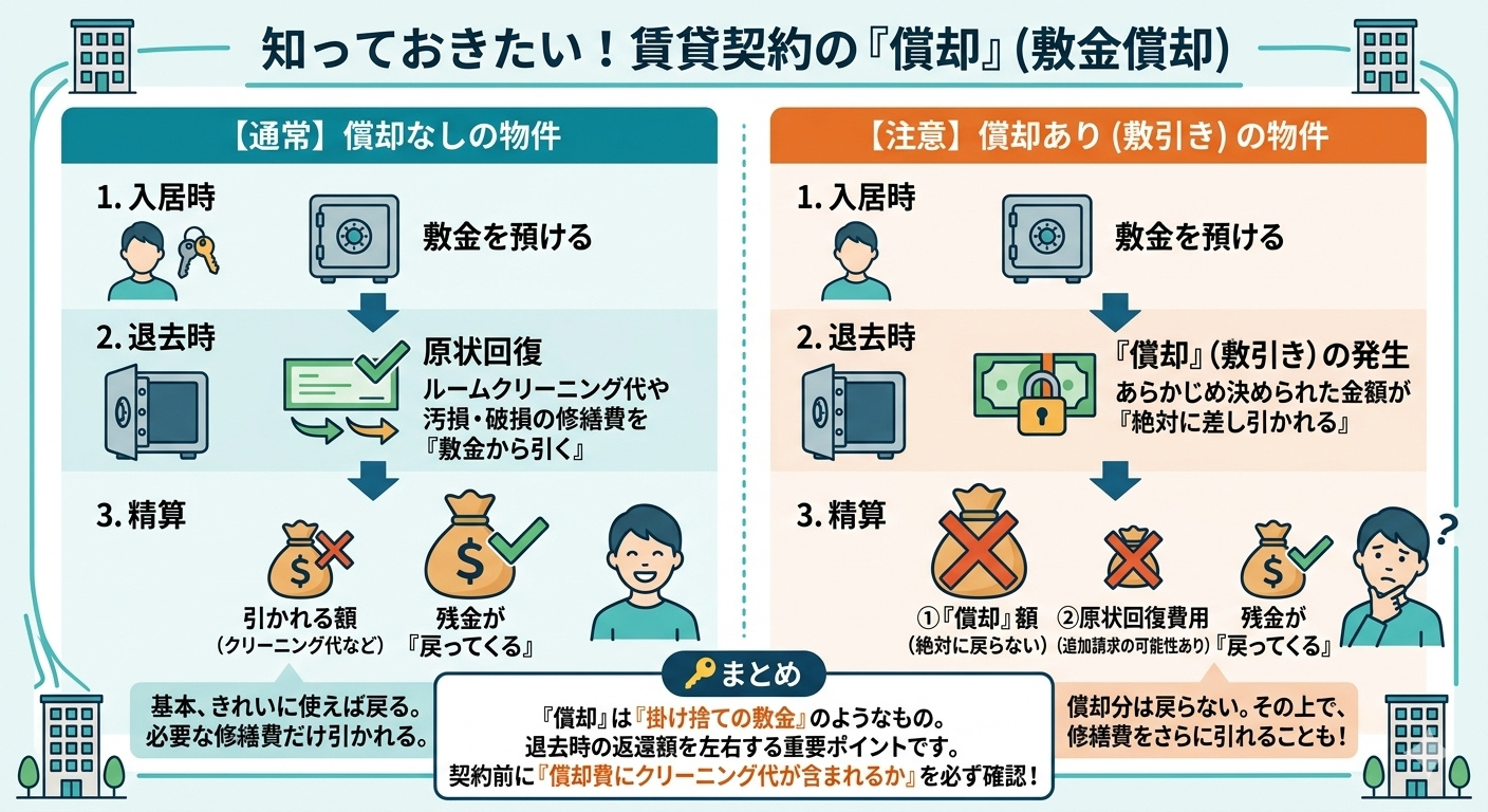 償却（敷引）とは？の画像
