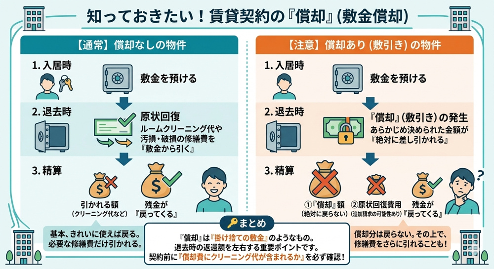 償却（敷引）とは？の画像