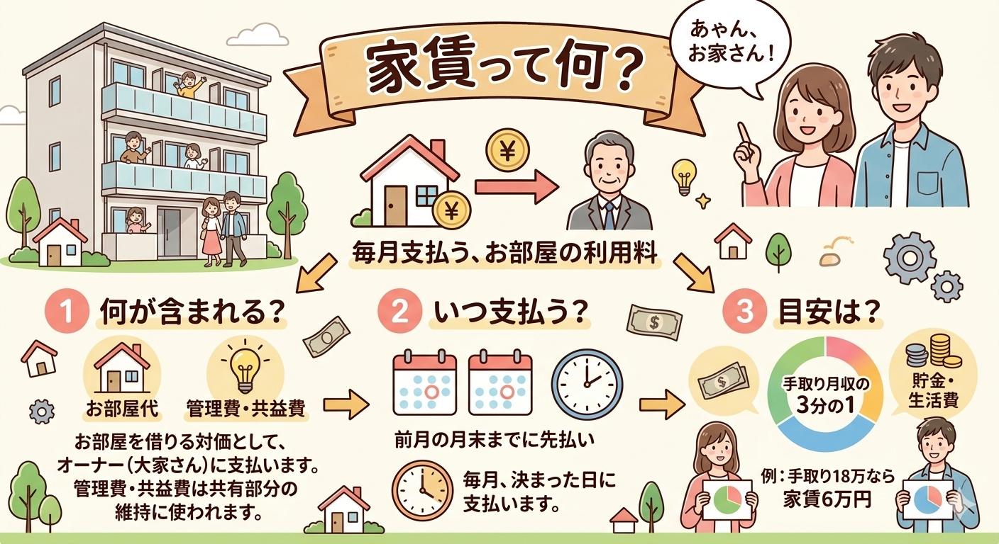 家賃とは？の画像