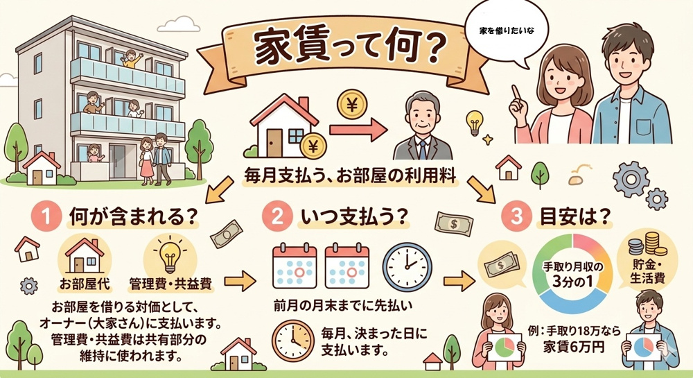 家賃とは？の画像