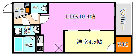 ジーメゾン王居殿3号室