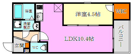ジーメゾン王居殿5号室
